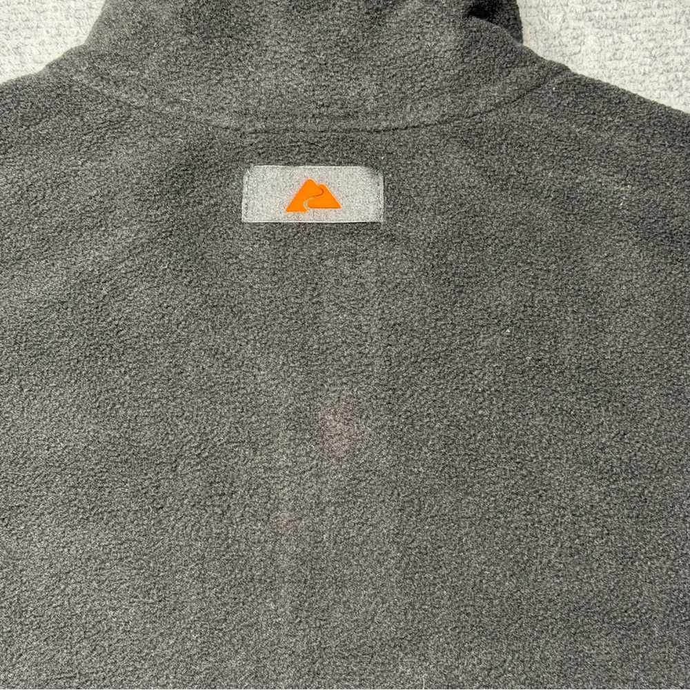Ozark Trail Men's SMALL Polar Fleece Jacket BLACK Zip Front Mock Neck New - Picture 5 of 11